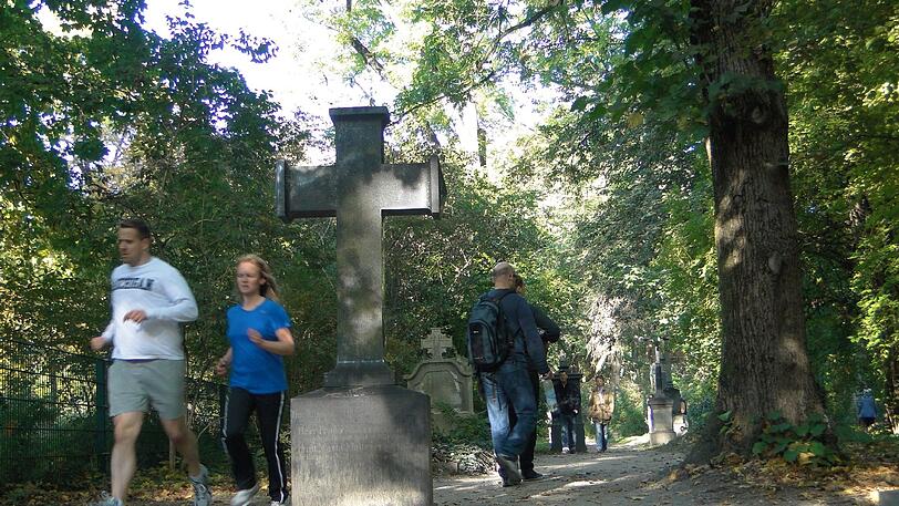 Der alte Nordfriedholf lebt - auf den Bildern ist das sofort zu erkennen.
