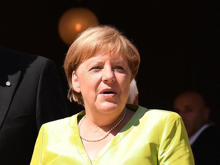 Bundeskanzlerin Angela Merkel (CDU) bei den Bayreuther Festspielen 2019. Foto: Tobias Hase