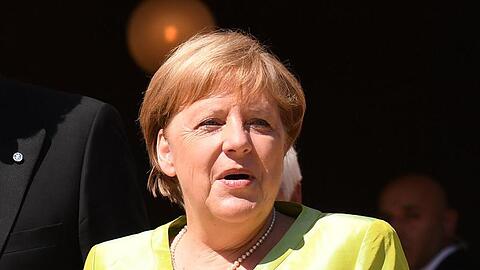 Bundeskanzlerin Angela Merkel (CDU) bei den Bayreuther Festspielen 2019. Foto: Tobias Hase