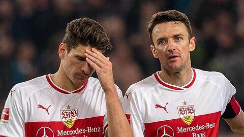 Sinnbilder der Stuttgarter Krise: Mario Gomez (l) und VfB-Kapitän Christian Gentner.