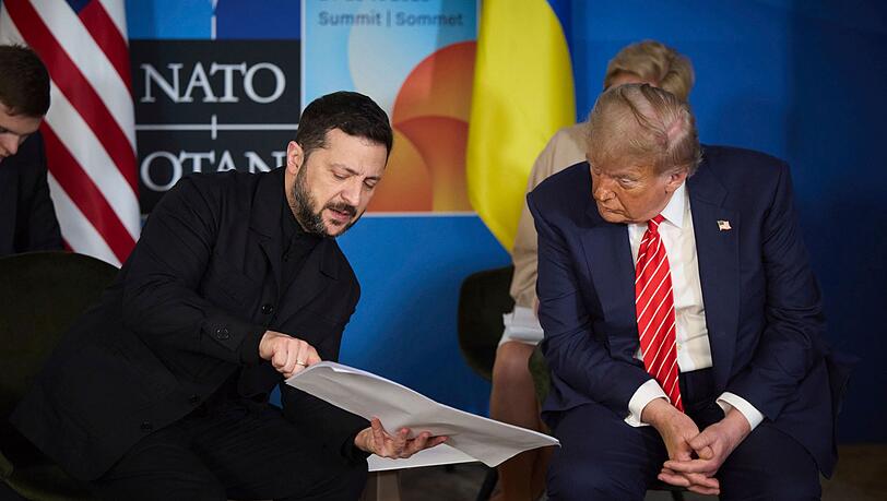 Die Beziehungen zwischen dem ukrainischen Präsidenten Wolodymyr Selenskyj und US-Präsident Donald Trump sind nicht immer leicht gewesen. In einem Telefonat haben sie nun ihre Positionen zu Russland abgestimmt. (Archivbild)