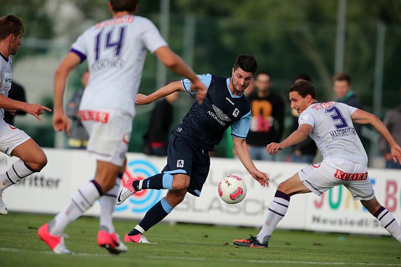 Unentschieden spielten die Löwen am Dienstag gegen Austria Wien - für mehr hat's nicht gereicht. Die Bilder vom Testspiel