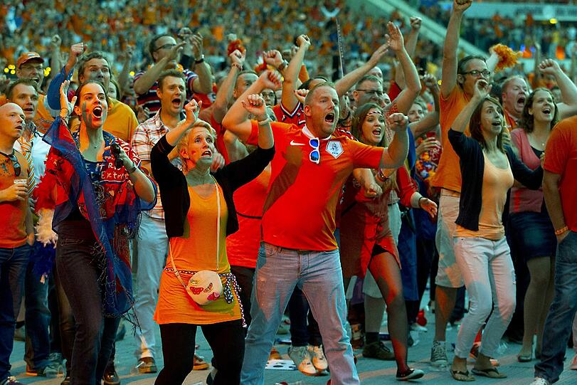 Die Fans der Fußball-WM 2014