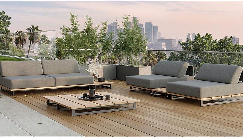 Die Miami-Gartenlounge für entspannte Abende für die ganze Familie. Die Miami-Gartenlounge für entspannte Abende für die ganze Familie.