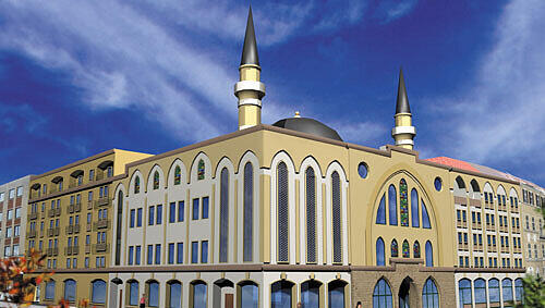 Die Moschee am Gotzinger Platz: So könnte das Gotteshaus einmal aussehen. Die Moschee am Gotzinger Platz: So könnte das Gotteshaus einmal aussehen.