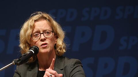 Natascha Kohnen beim Kleinen Parteitag der Bayern-SPD.