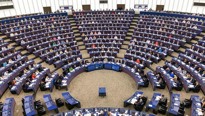 Der Sitzungssaal des EU-Parlaments in Straßburg (Archivbild).