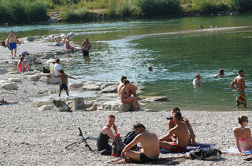 Bilder vom Flaucher - wo alles im Fluss ist...
