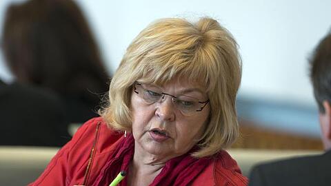 Barbara Borchardt 2013 im Landtag in Schwerin.