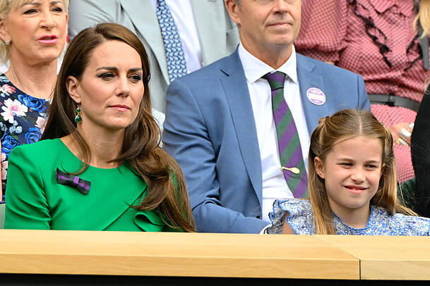 Prinzessin Kate beim Wimbledon-Besuch mit Tochter Charlotte im Sommer 2023