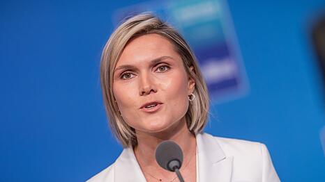 Islands Regierungschefin Kristr&uacute;n Frostad&oacute;ttir bef&uuml;rwortet neue Beitrittsgespr&auml;che. (Archivbild)
