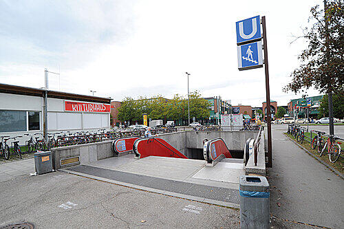 Hier wurde das Pärchen angegriffen: Die U-Bahnstation Neuperlach