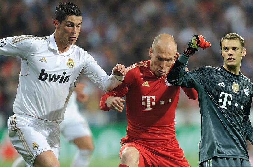 Zur Wahl stehen nur noch die Münchner Manuel Neuer und Arjen Robben &ndash; und eben Ronaldo