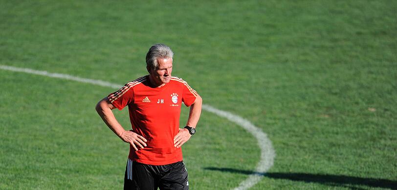 Schwitzen beim Training: Die Bayern bereiten sich auf das Spiel gegen Villarreal vor - Unsere Fotografen waren beim Training dabei.
