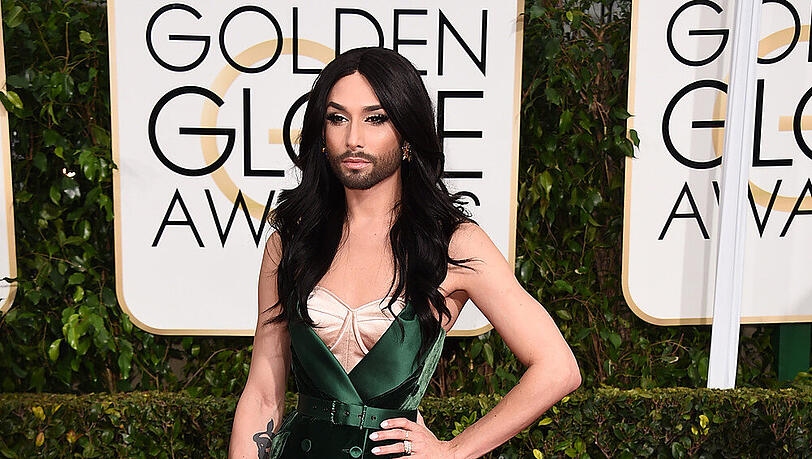 Ein Traum wird wahr: Conchita Wurst auf dem roten Teppich der Golden Globes