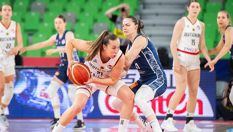 Die deutschen Basketballerinnen besiegten die Slowakei mit 79:69.