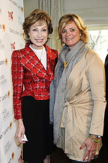 Tapfer: Antje-Katrin Kühnemann (links), hier mit Claudia Rutt.
