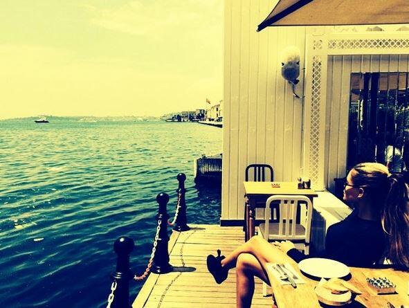 Sophia Thomalla in Istanbul.