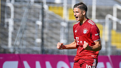 Nemanja Motika vom FC Bayern II erzielte bereits 13 Saisontore. (Archivbild)