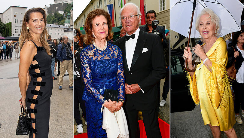 Salzburger Festspiele: K&ouml;nigin Silvia von Schweden trifft auf Schwiegermutter von Prinzessin Madeleine 