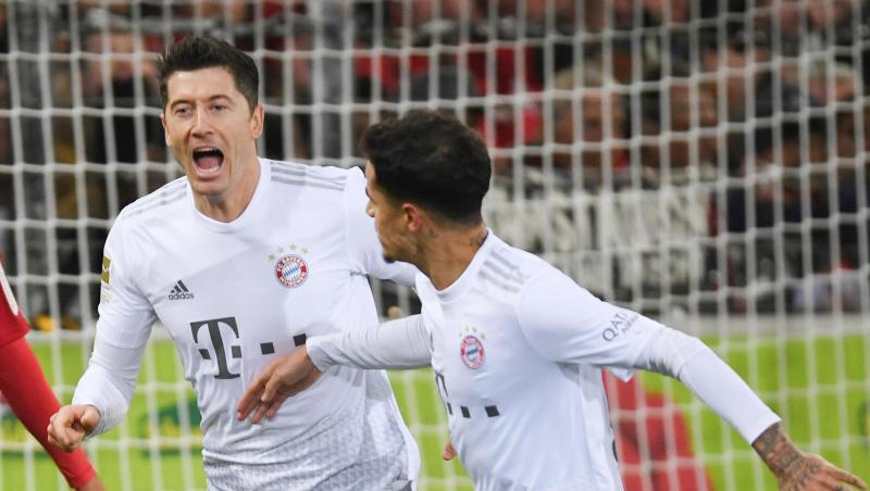 Robert Lewandowski und Philippe Coutinho von Bayern München. Foto: Patrick Seeger/dpa/Archivbild Robert Lewandowski und Philippe Coutinho von Bayern München. Foto: Patrick Seeger/dpa/Archivbild