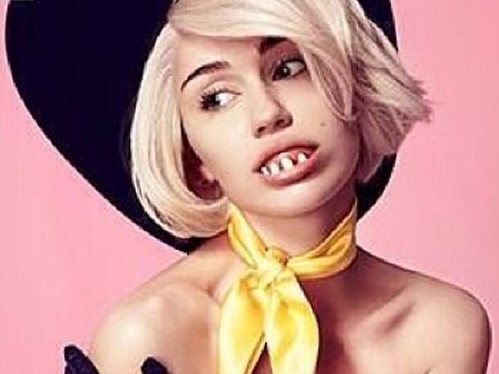 Miley Cyrus als Lady Gaga