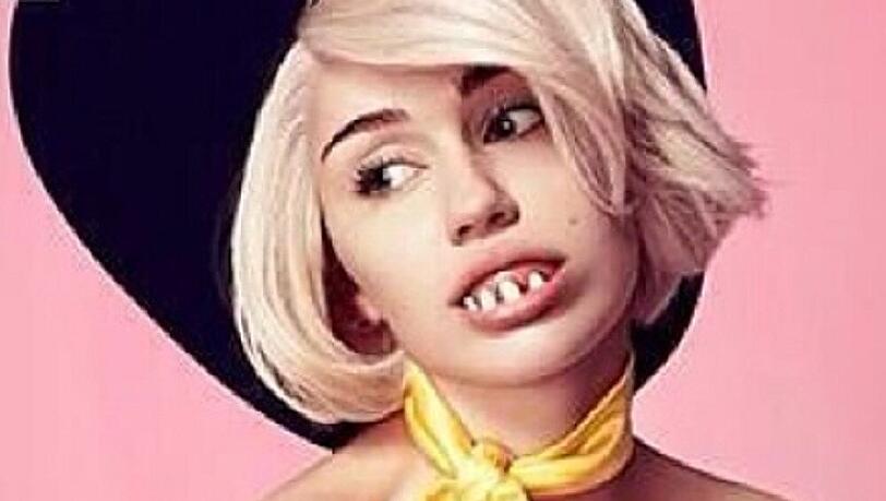Miley Cyrus als Lady Gaga Miley Cyrus als Lady Gaga
