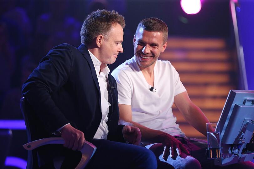 Engelke, Poldi, Lanz und Panzer erspielten insgesamt 875.000 Euro für den guten Zweck. Und brachten das Publikum oft zum Lachen. Die Bilder des "Wer wird Millionär?-Prominentenspecials