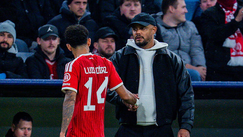 Musste verletzungsbedingt ausgewechselt werden: Luis D&iacute;az.