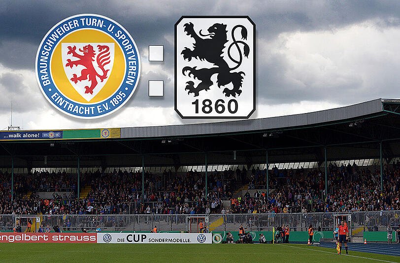 Duell der Löwen: Eintracht Braunschweig empfängt den TSV 1860. Anpfiff ist um 13 Uhr.