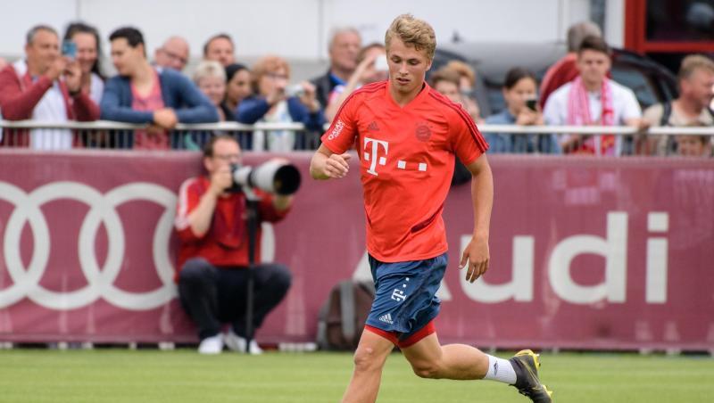 Neu beim FC Bayern: Fiete Arp. Neu beim FC Bayern: Fiete Arp.