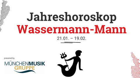 Das Jahreshoroskop 2026 für den Wassermann-Mann.