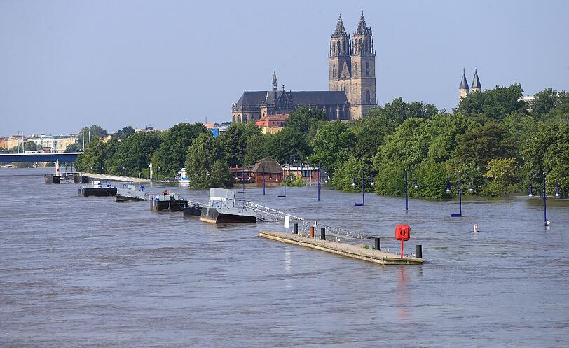 Die aktuellen Hochwasser-Bilder aus Magdeburg