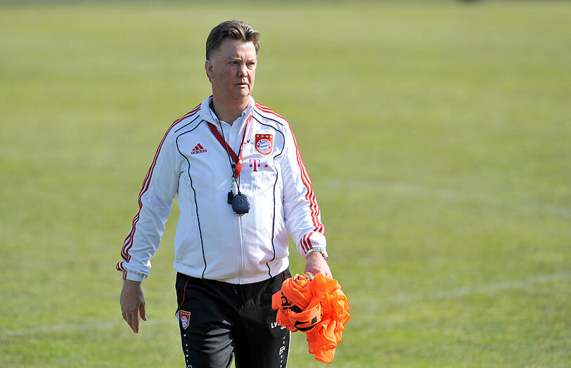 Die Bilder vom ersten Bayern-Training nach der Bekanntgabe, dass sich der Verein von Van Gaal trennen will.