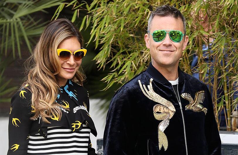 Ayda Field und Robbie Williams