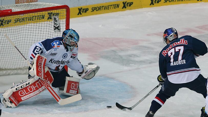 Endlich! Uli Maurer erzielte gegen Iserlohn im 21. Saisonspiel sein erstes Tor. Endlich! Uli Maurer erzielte gegen Iserlohn im 21. Saisonspiel sein erstes Tor.