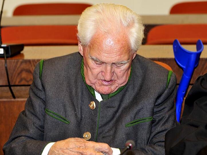 Josef Scheungraber während seines Prozesses im November 2009
