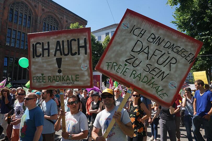 Großdemonstration in München gegen den G7-Gipfel: Die Bilder von der Protestkundgebung.