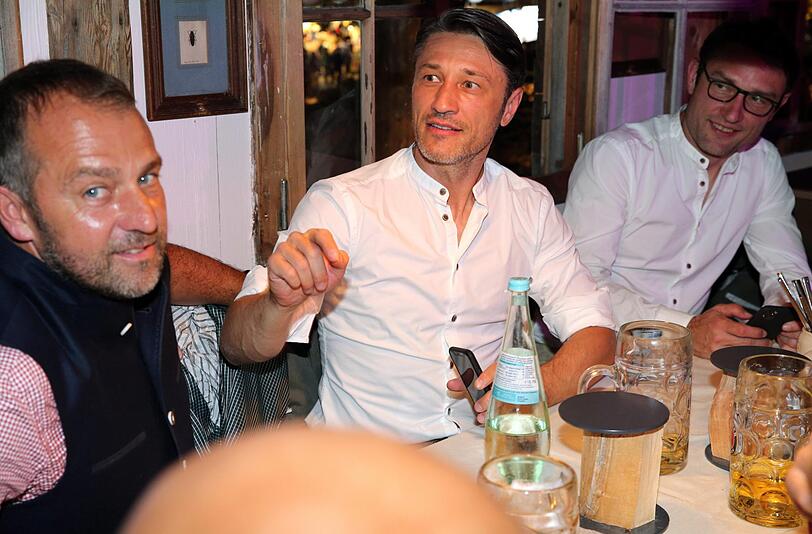 Hansi Flick (l.), Niko Kovac (m.) und Robert Kovac.