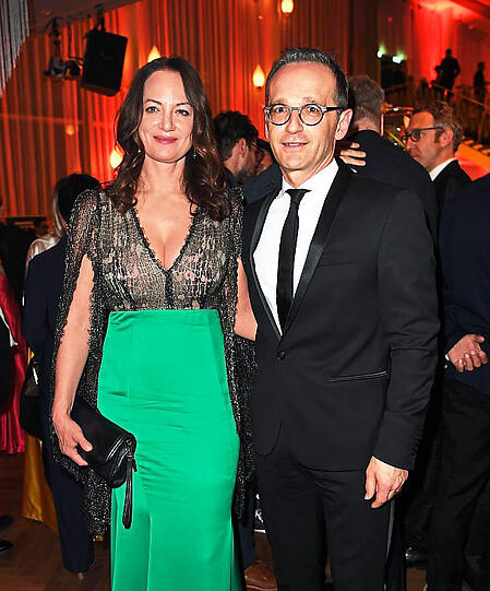 Natalia Wörner mit ihrem Freund, Außenminister Heiko Maas (SPD).