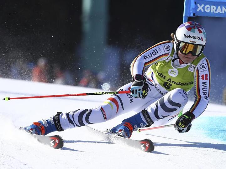 Vergab durch einen Patzer einen Podestplatz beim Riesenslalom: Viktoria Rebensburg.