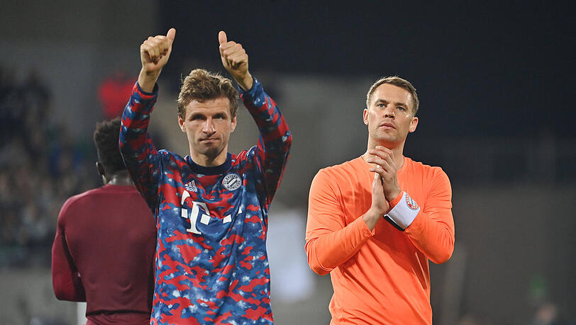 Laufen schon lange für den FC Bayern: Thomas Müller und Manuel Neuer.