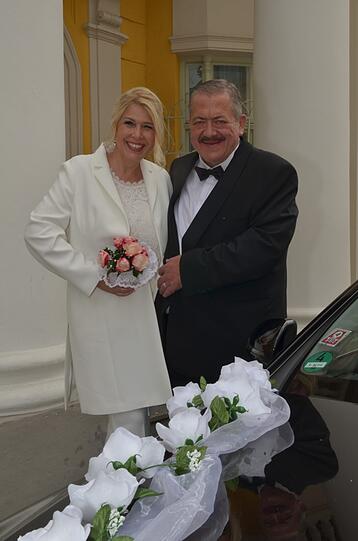 Das romantische Hochzeitsfoto von Joseph und Bettina Hannesschläger