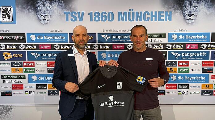 Sport-Geschäftsführer Günther Gorenzel (l.) mit dem neuen Athletiktrainer Jörg Mikoleit.
