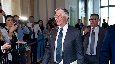 War mit von der Partie: Microsoft-Gründer Bill Gates.