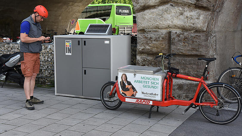 Das neue Mikrodepot an der Hackerbrücke.