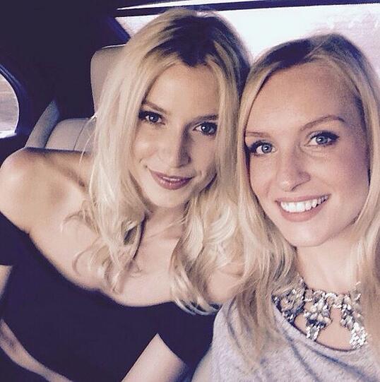 Lena Gercke mit ihrer besten Freundin