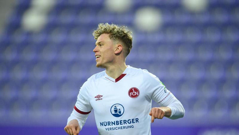 Nürnbergs Robin Hack jubelt nach einem Tor. Nürnbergs Robin Hack jubelt nach einem Tor.