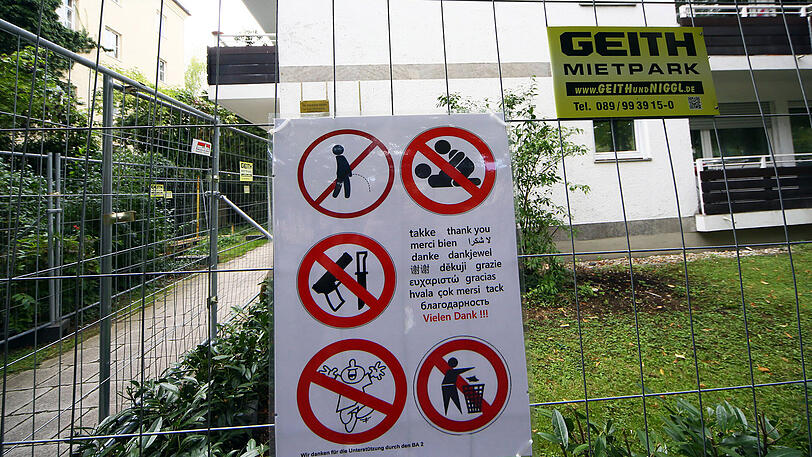 Bitte nicht: Piktogramme zeigen, was die Anwohner stört.