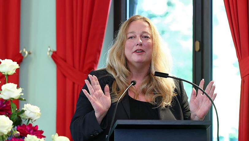 Katharina Wagner, die künstlerische Leiterin und Geschäftsführerin der Bayreuther Festspiele.